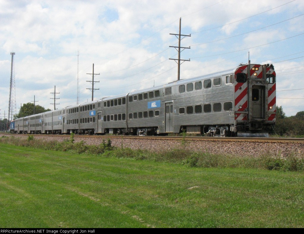 Another inbound Metra train