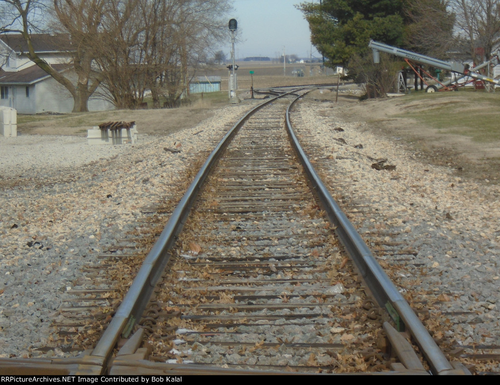 Looking Northwest at switch & siding