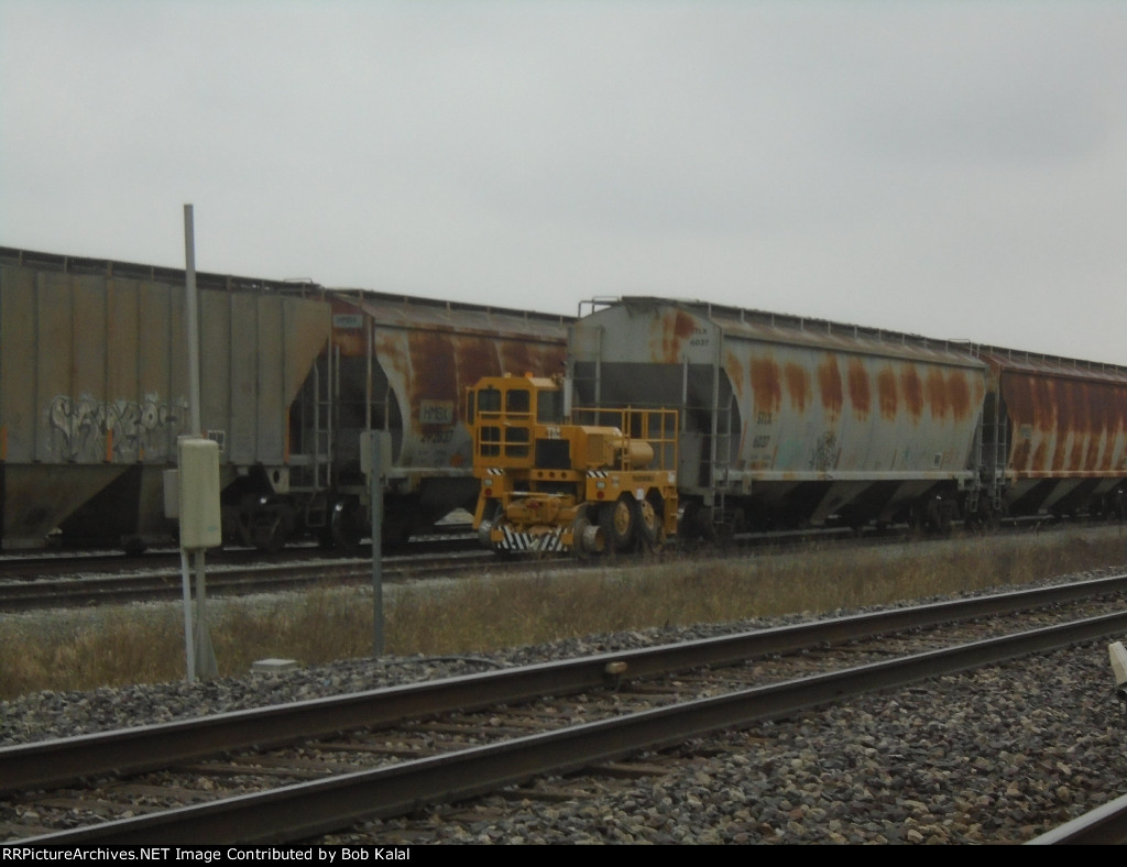  East Bound Facing Trackmobile Starts heading east