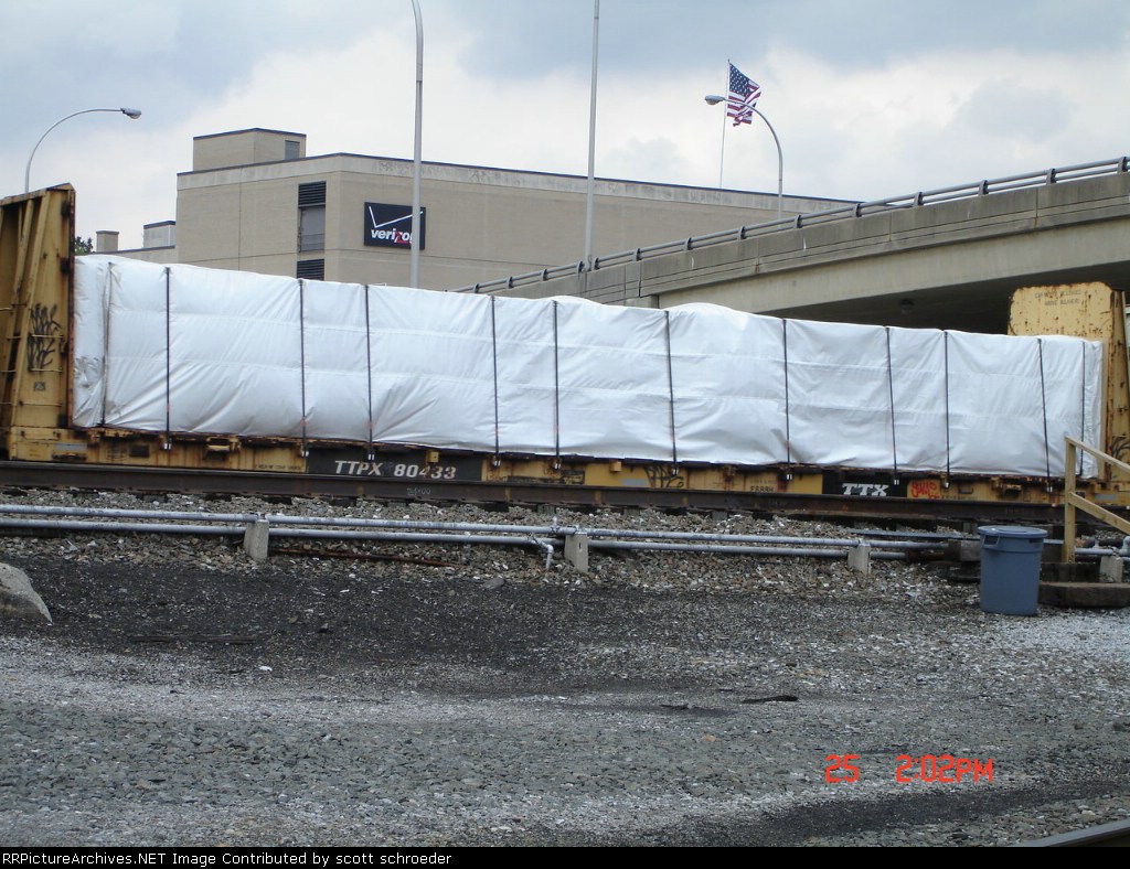 TTPX 80433 Bulkhead Flatcar WB