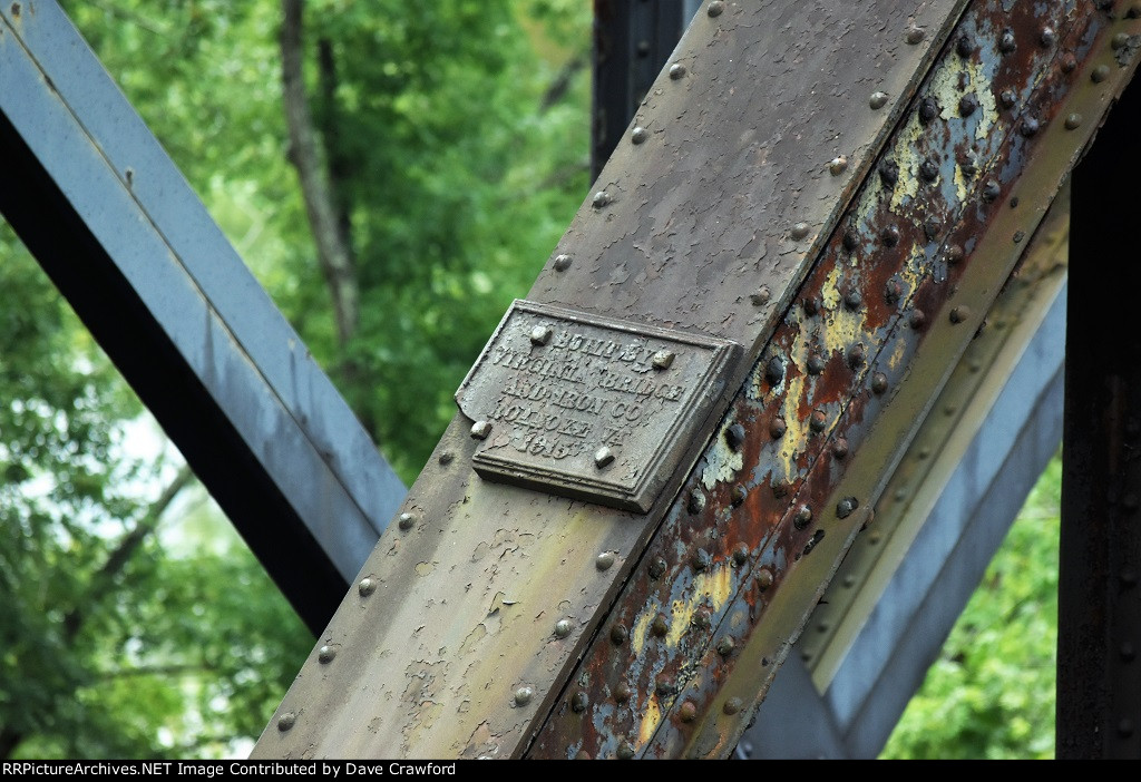 Built in 1915 by the Virginia Bridge and Iron Co.