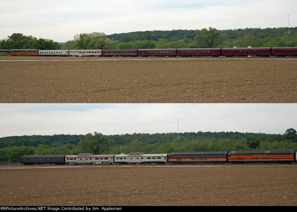 Excursion train passenger cars