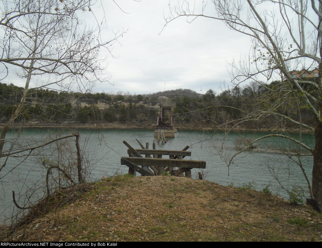 looking East at White River & trestle