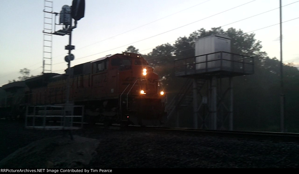 9272 on a warm, misty morning