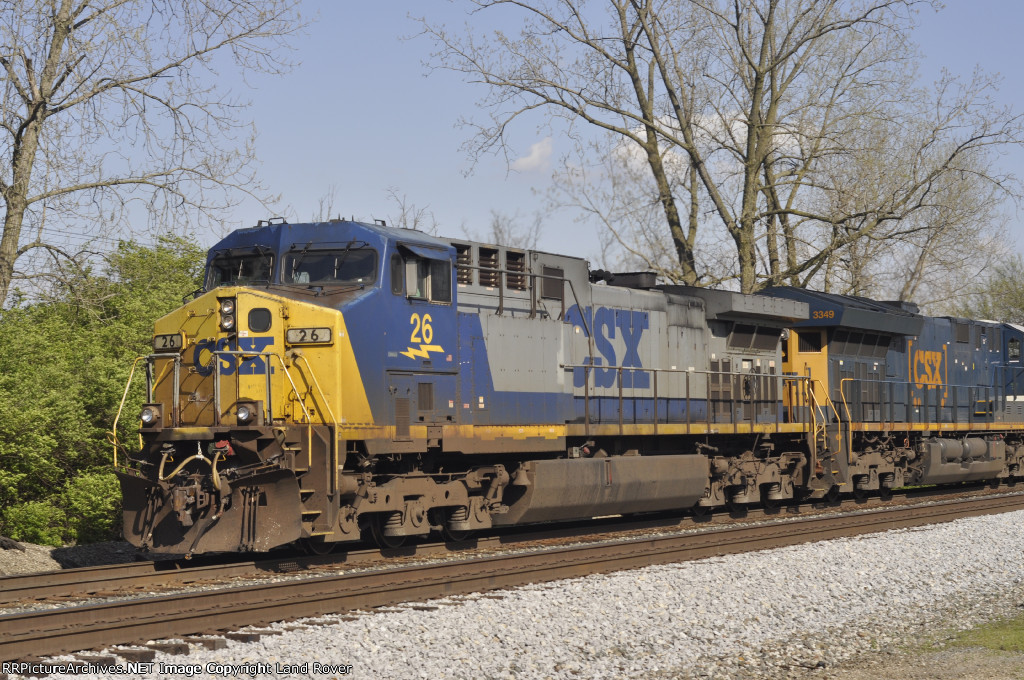 CSXT 26 On CSX Q 508 Northbound