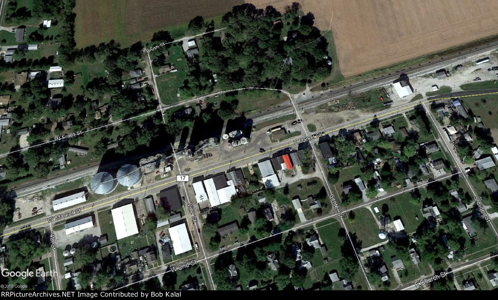 Sadorus Grain Elevator Aerial