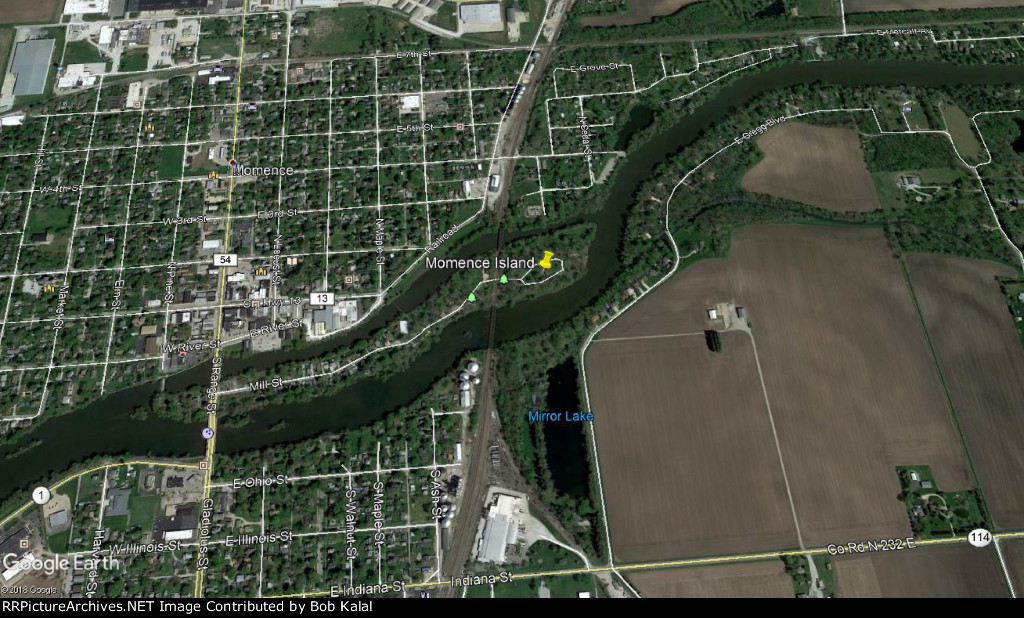 Momence Island Aerial