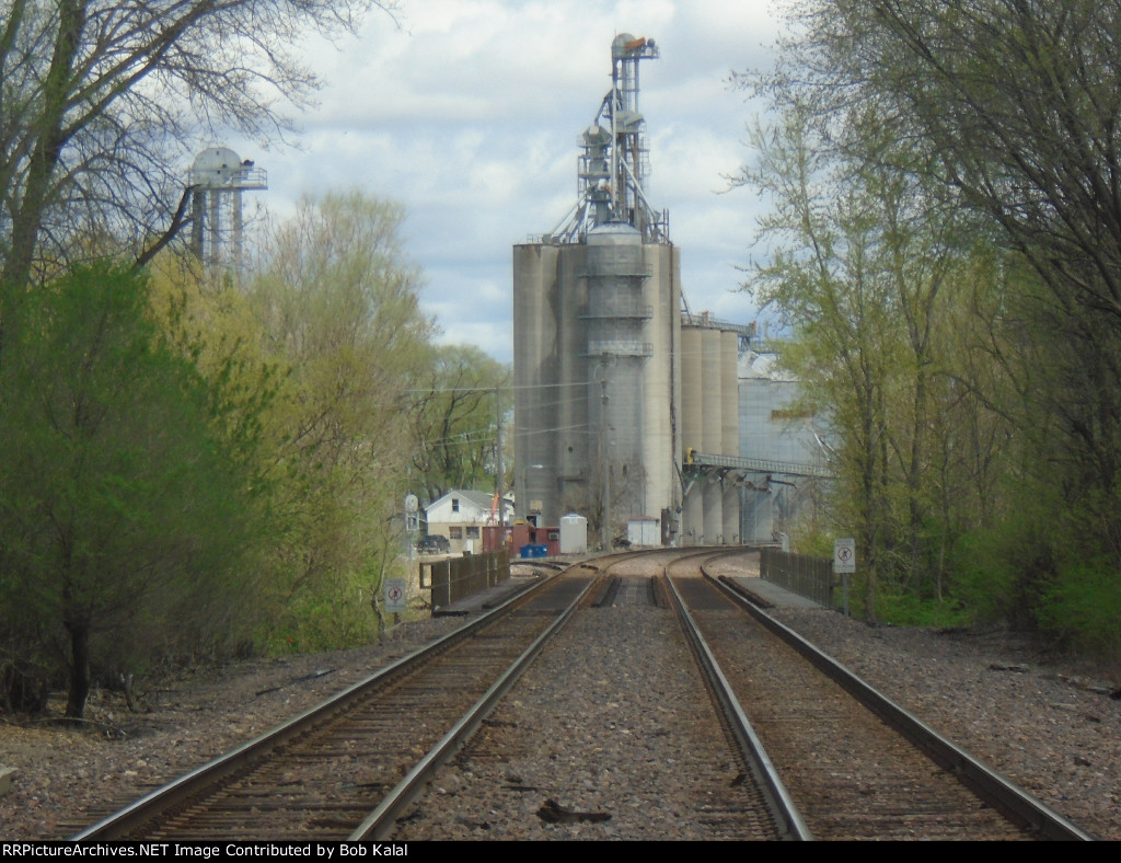 Momence Island South Trestle looking North across north trestle