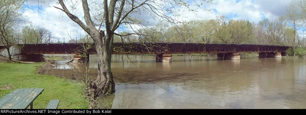 Momence Island North Trestle Pano