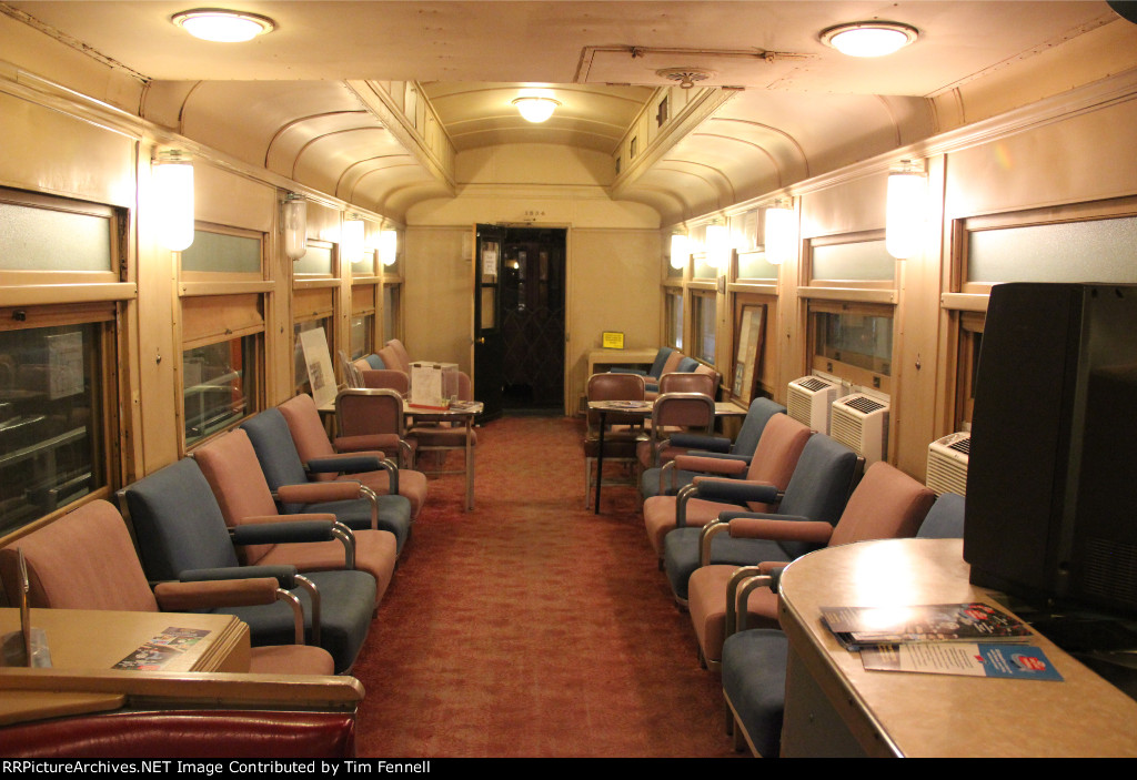 Interior of ATSF #1534