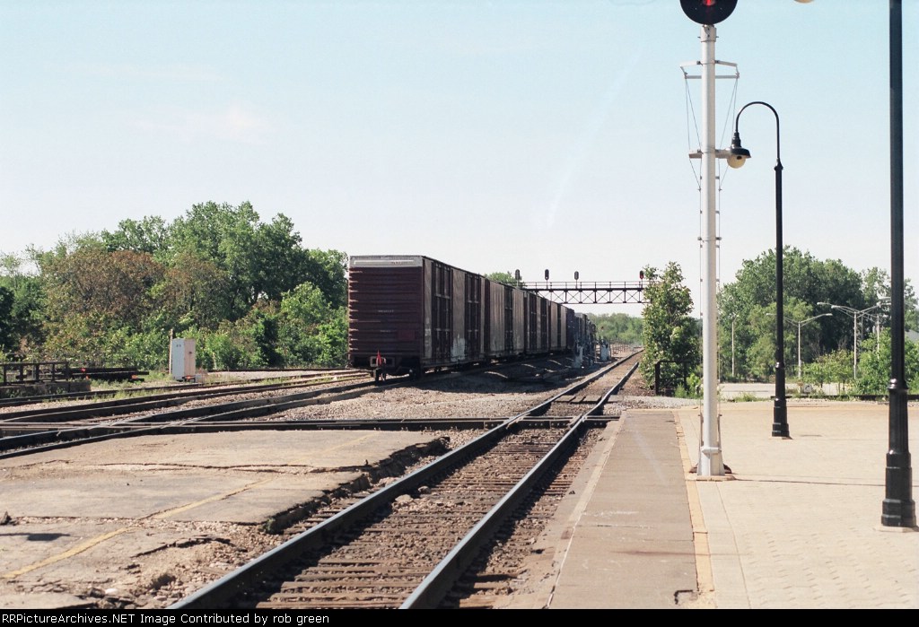 a small line of double doors
