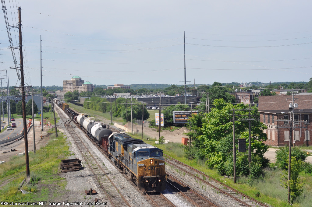 CSXT 7691 On CSX J 785 Southbound At South Hamilton 