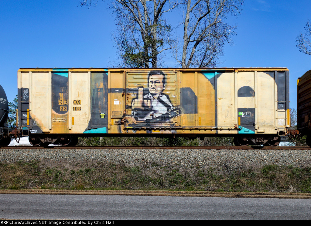 RBOX 33108 (Boxcar) Johnny Cash "FU"