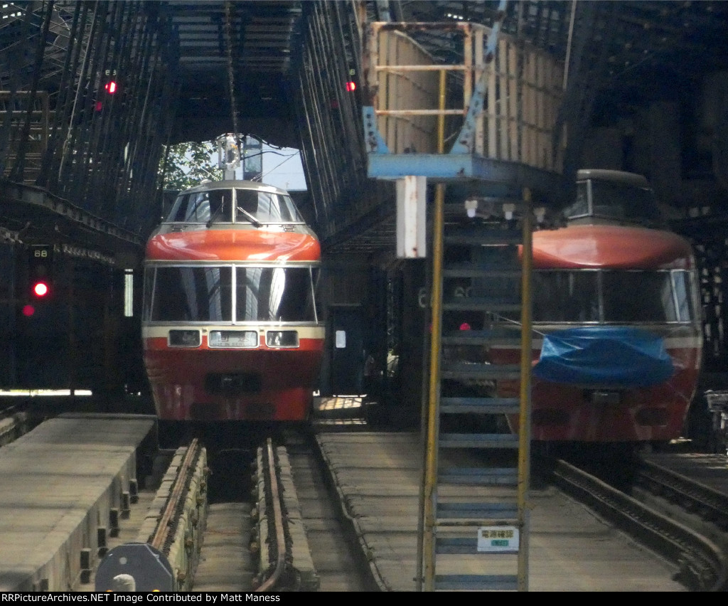 LSE Romance car and a very old Romance car in the shed