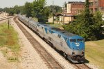 Amtrak 20 coming into the station.