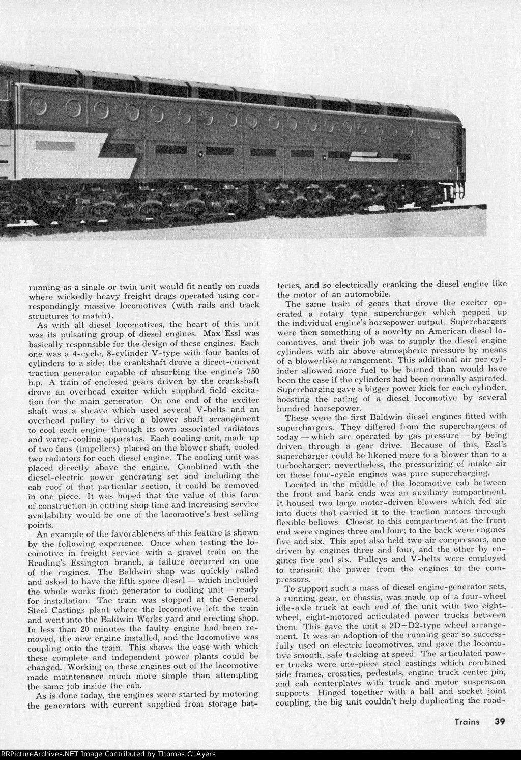 "The Big Diesel That Didny," Page 39, 1963