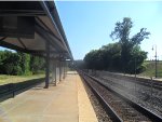 Platform at Woodbridge VRE Station