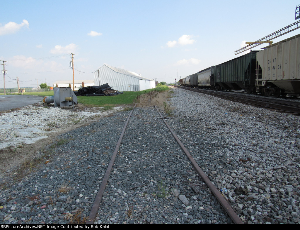 tore out switch heading to siding
