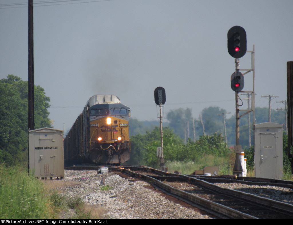 CSX 5351 & 156 heads north