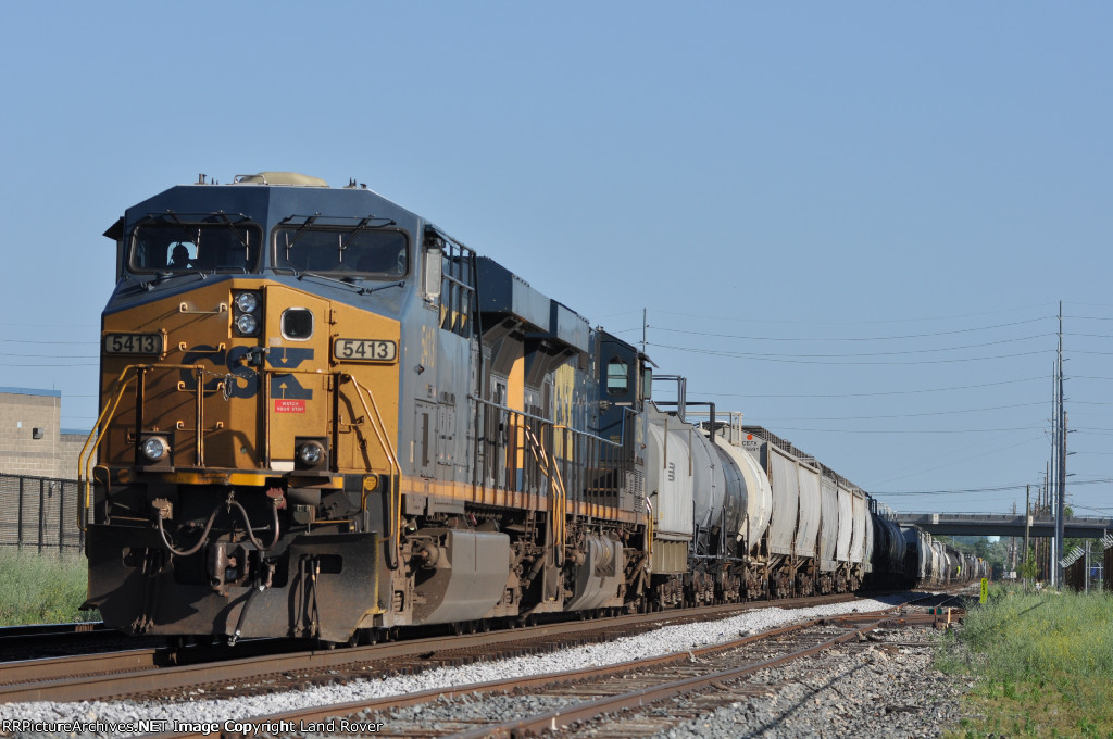 CSXT 5413 On CSX J 782 Northbound At South Hamilton 