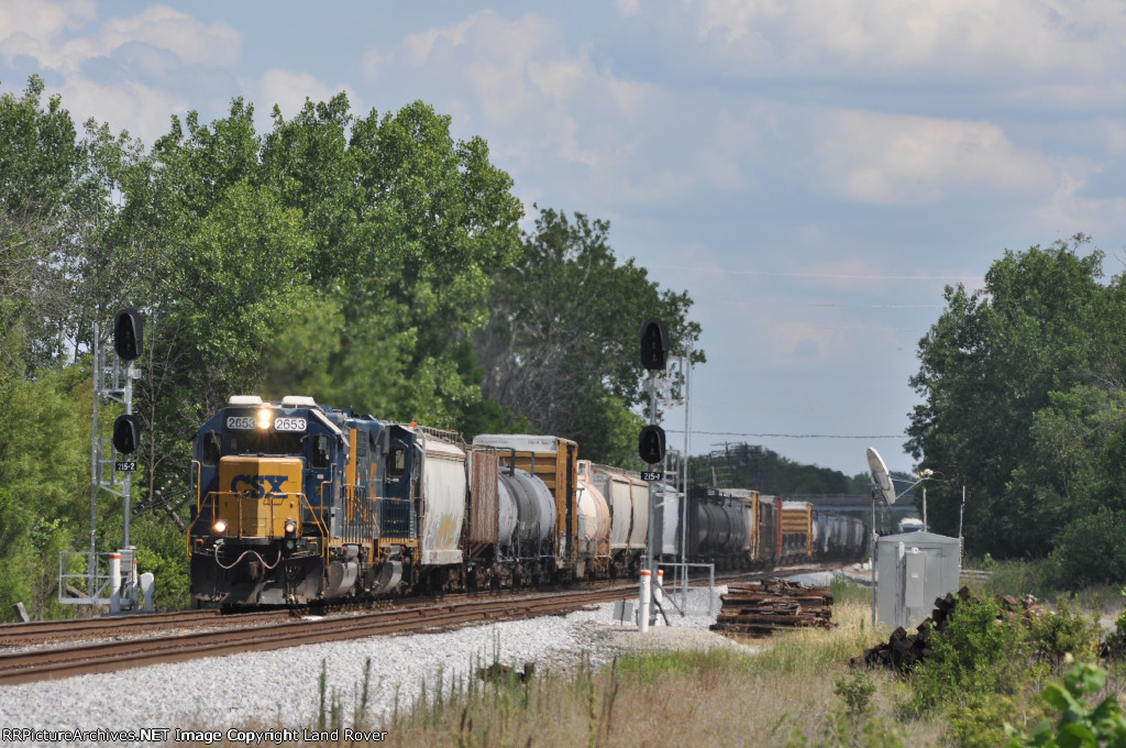 CSXT 2653 On CSX J 782 Northbound