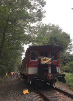 Caboose Hop Excursion on Chester Branch at south end of Chester Branch
