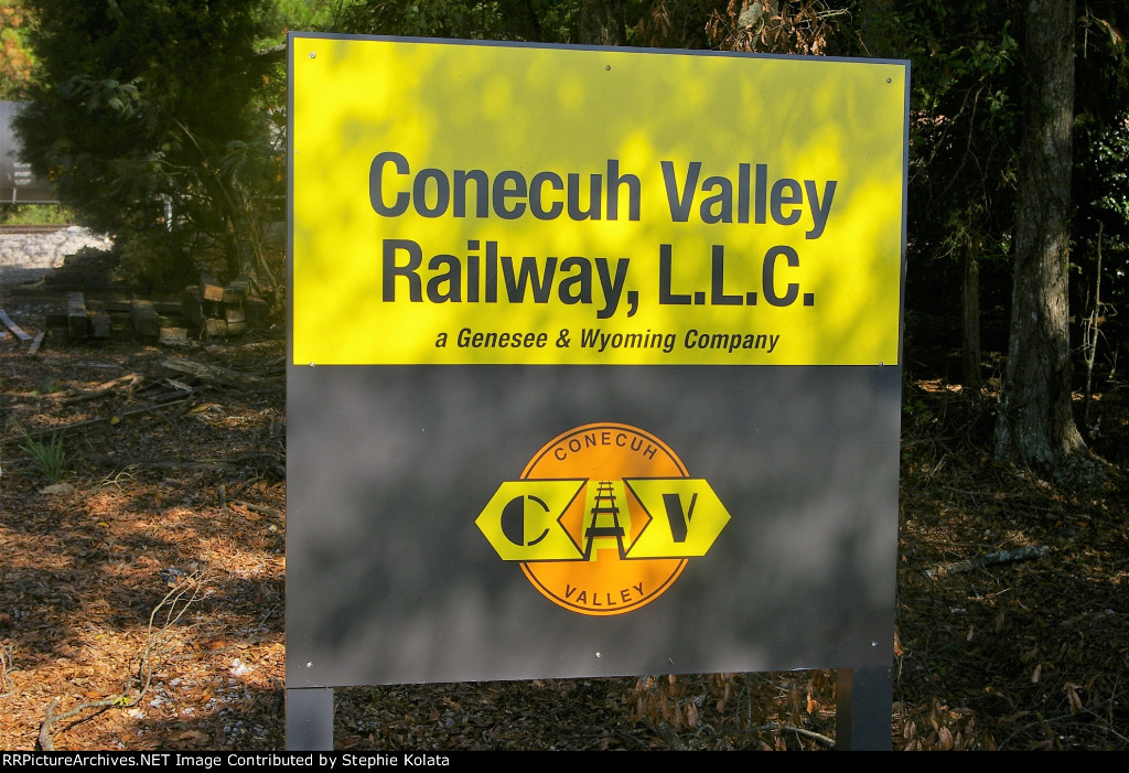 CONECUH VALLEY RAILWAY SIGN