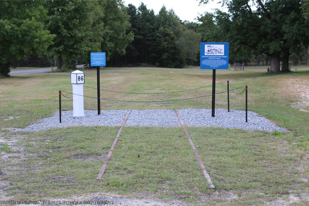 CNJ Southern Branch Blue Comet MP 86 homage in Chatsworth