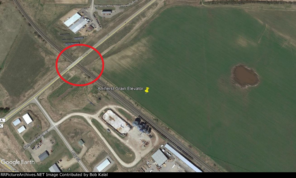 Amherst Grain Elevator Aerial