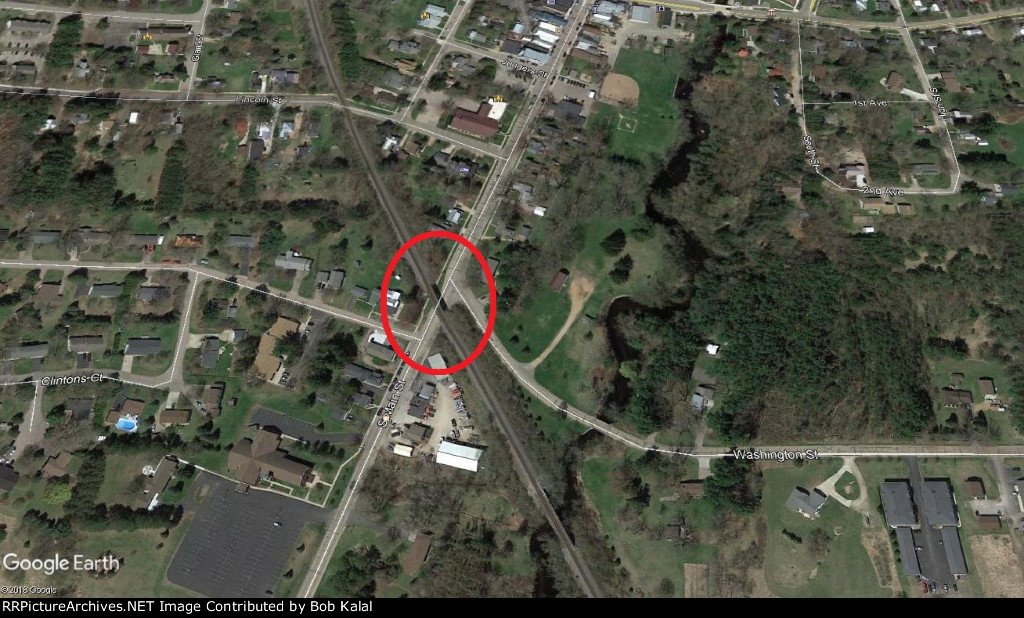 Amherst Railroad Bridge Aerial