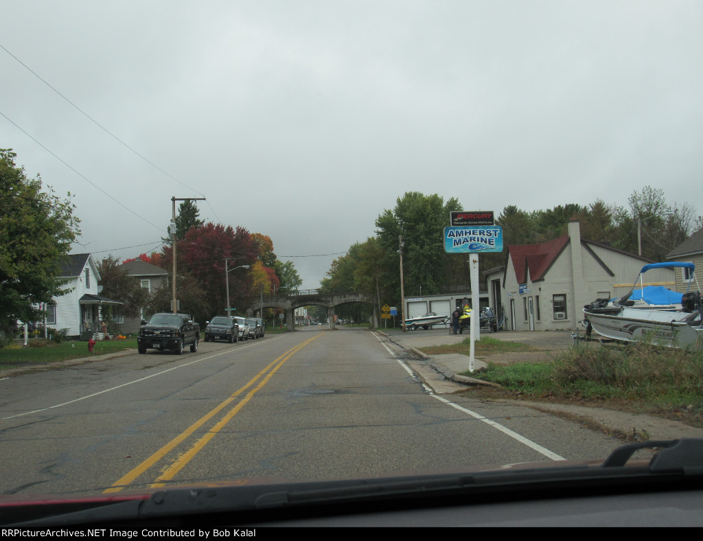 Amherst Railroad Bridge looking North