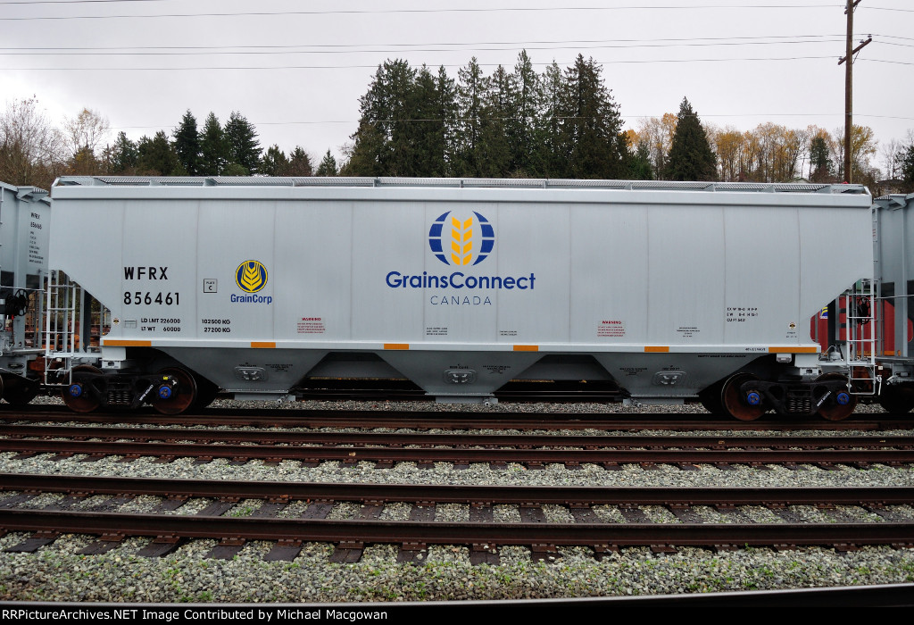 WFRX 856461  5431 cu ft Hopper  GRAINS CONNECT CANADA