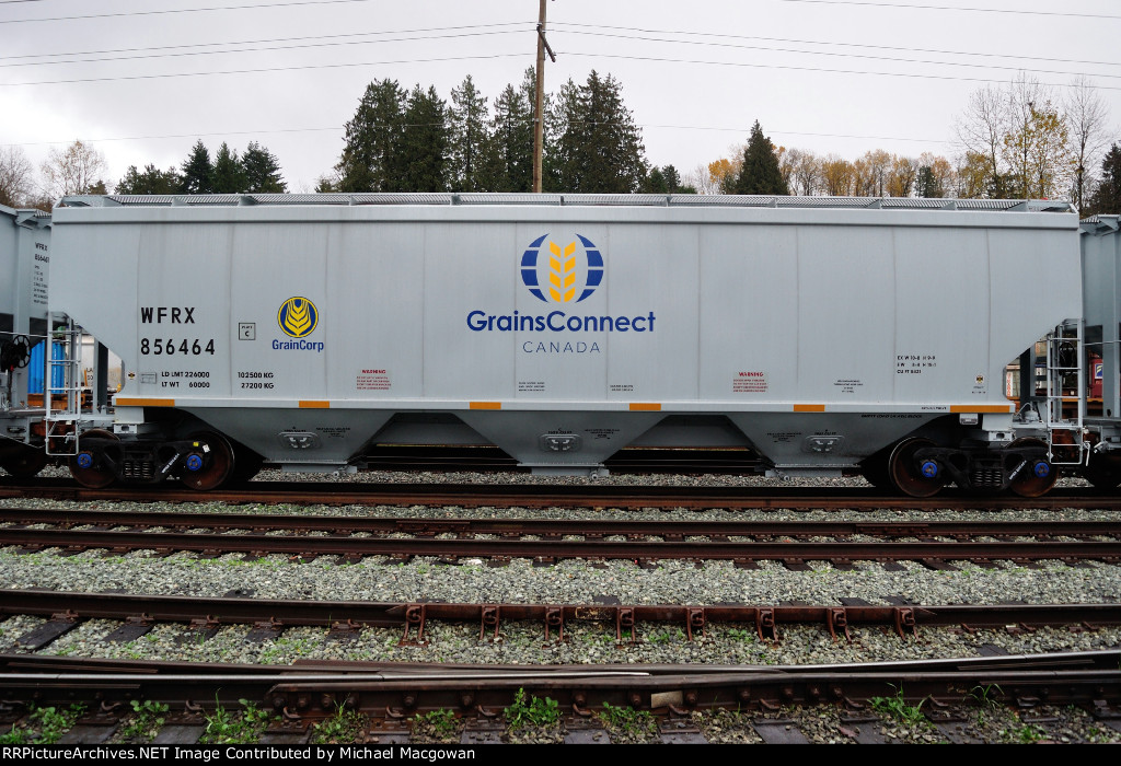 WFRX 856464  5431 cu ft Hopper  GRAINS CONNECT CANADA