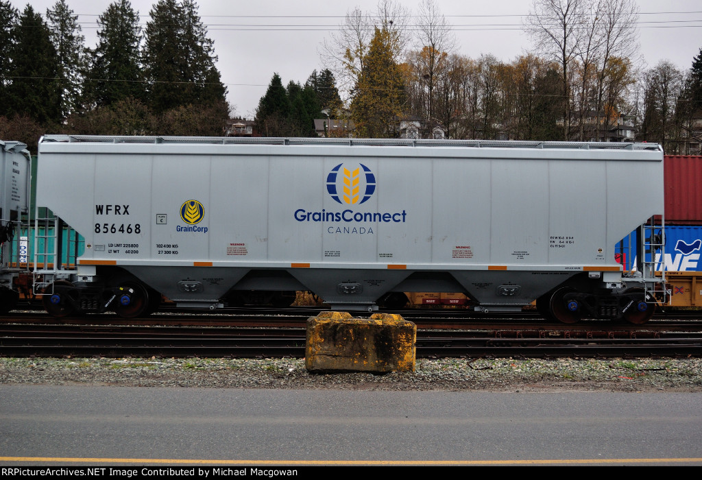 WFRX 856468  5431 cu ft Hopper  GRAINS CONNECT CANADA