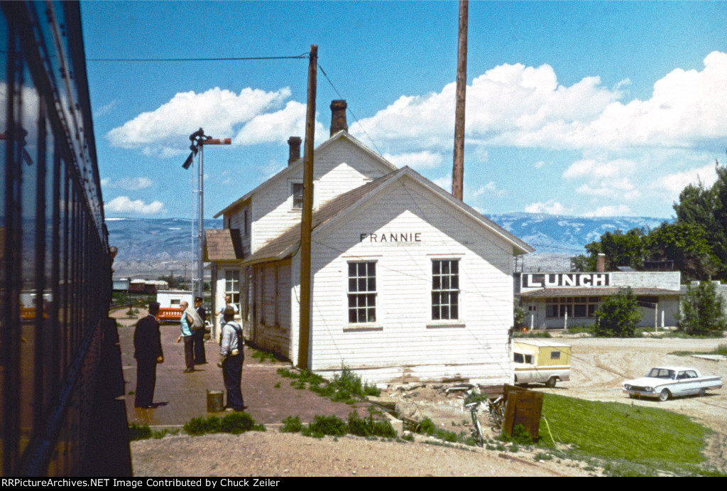 CB&Q Depot at Frannie, Wyoming