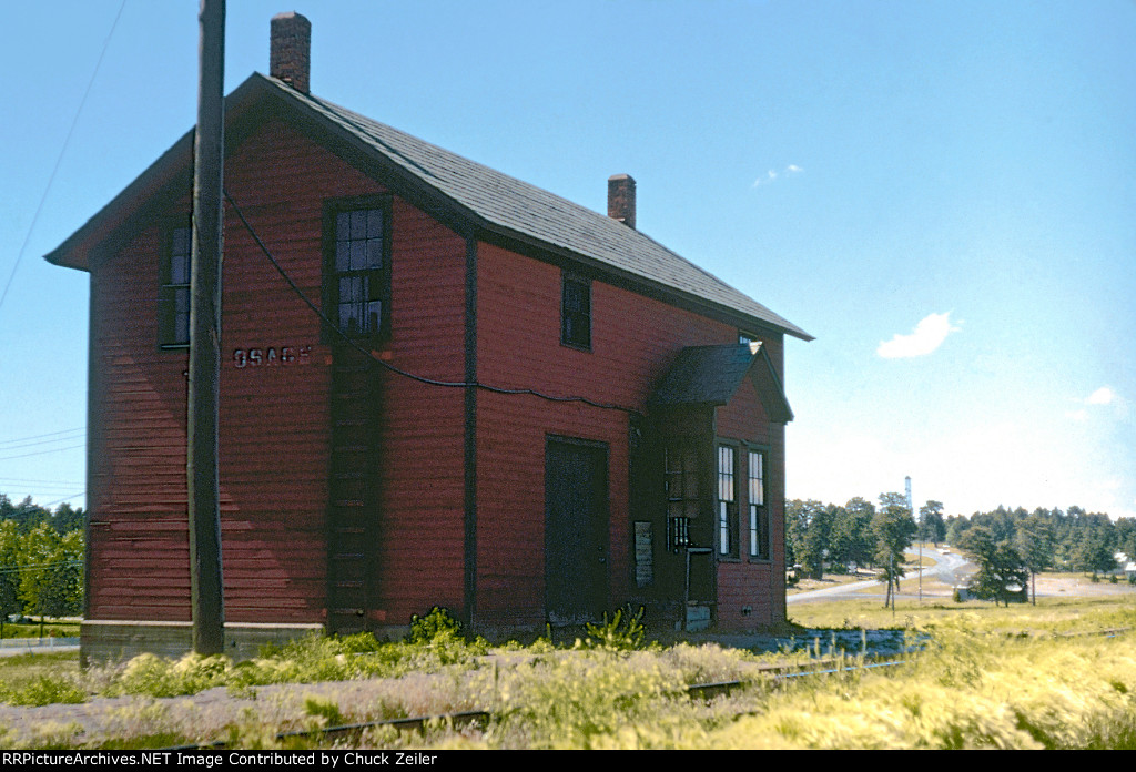 CB&Q Depot at Osage, Wyoming