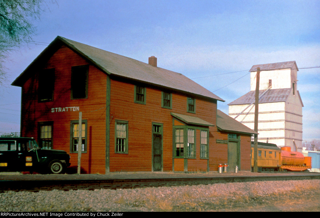 CB&Q Depot at Stratton, Nebraska