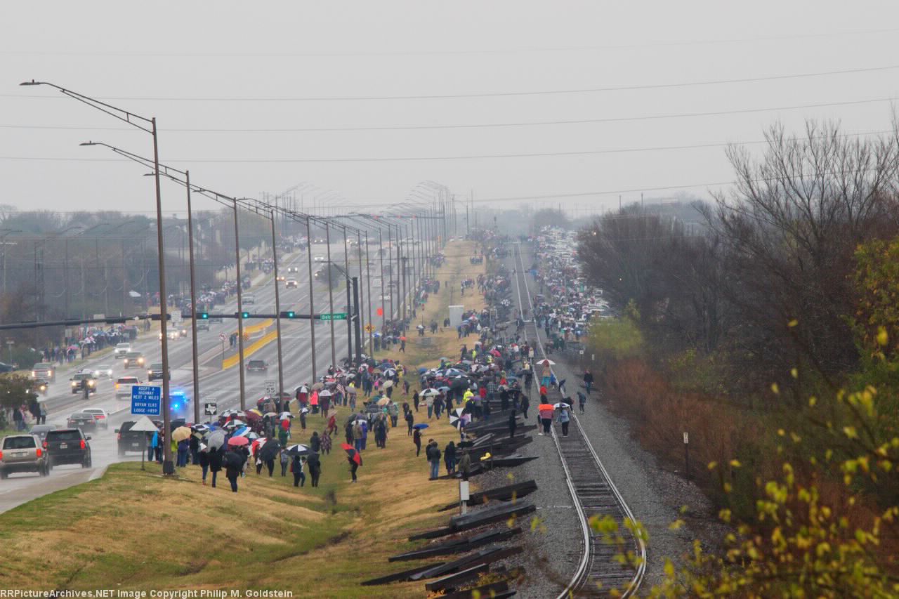 And more people coming trackside