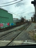 Montauk Branch looking east near Pennybridge