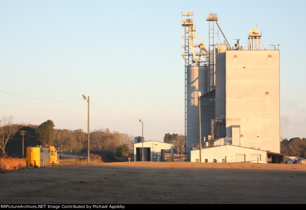 GP7u at the feed mill in Banks.