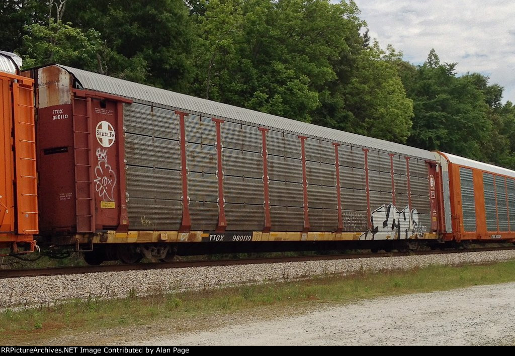 TTGX 980110 ATSF autorack