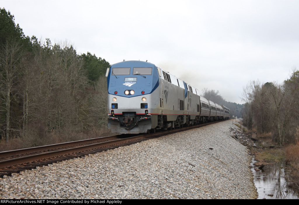 Amtrak 20 coming out of Savoy.