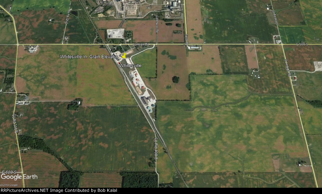 Whitesville, IN, Grain Elevator Aerial