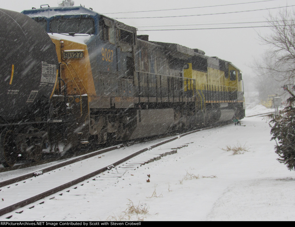 As the snow intensifies