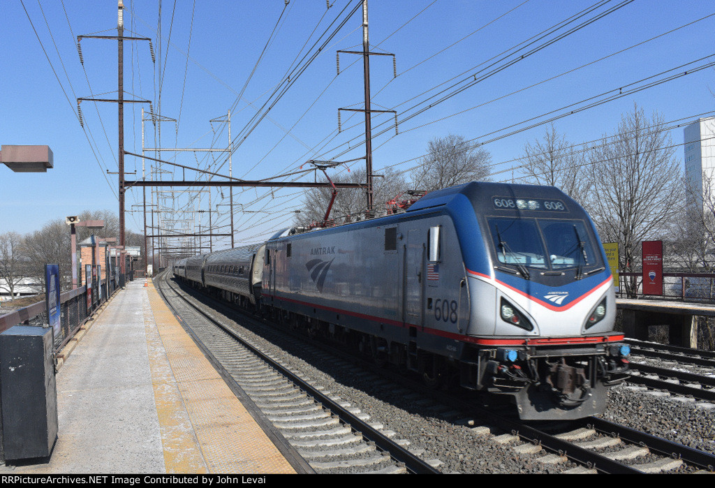 Amtrak Sprinter # 608 heading south