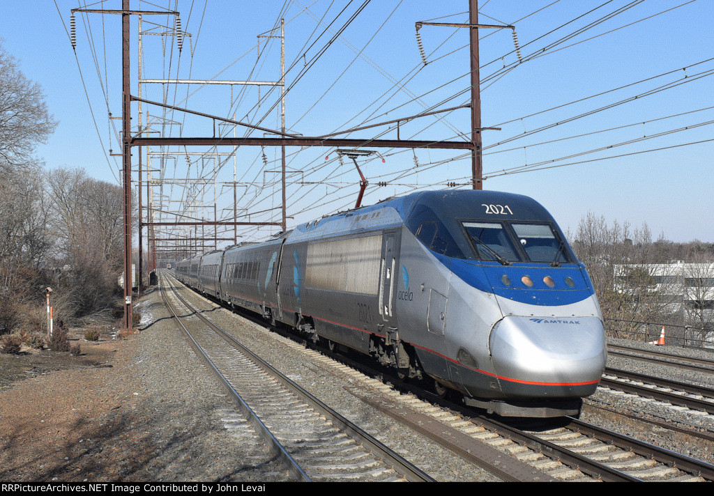 Southbound Acela