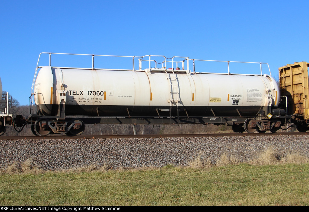 Hydrogen Peroxide Tank Car