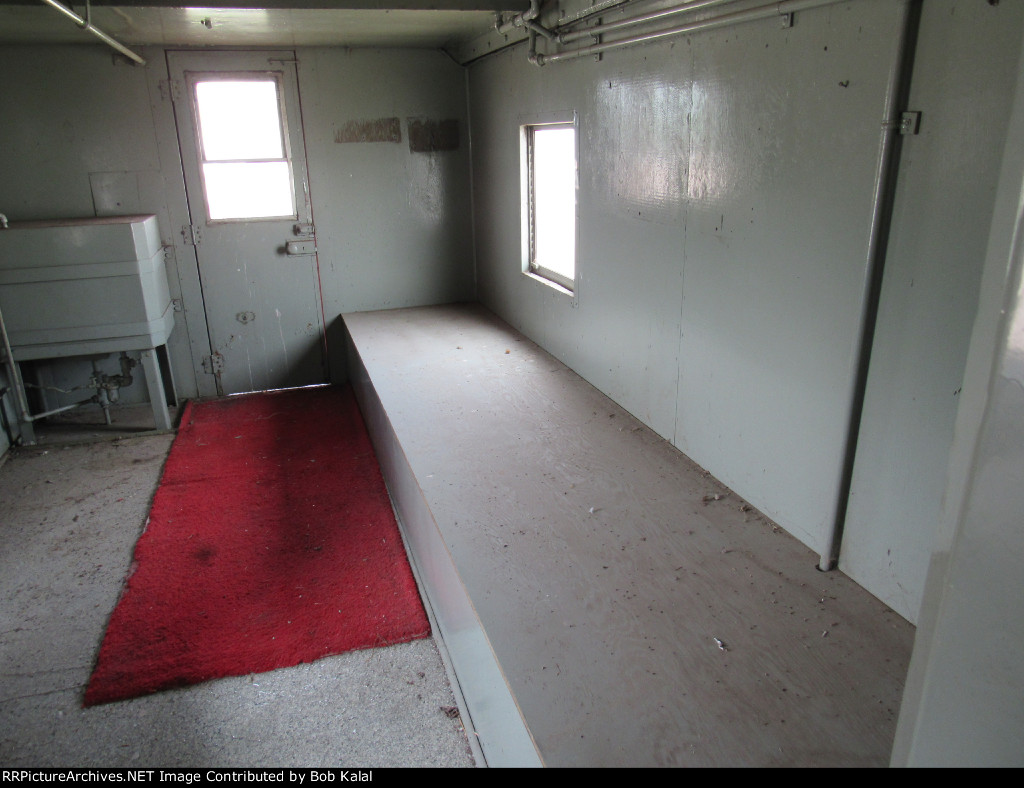Inside the Caboose