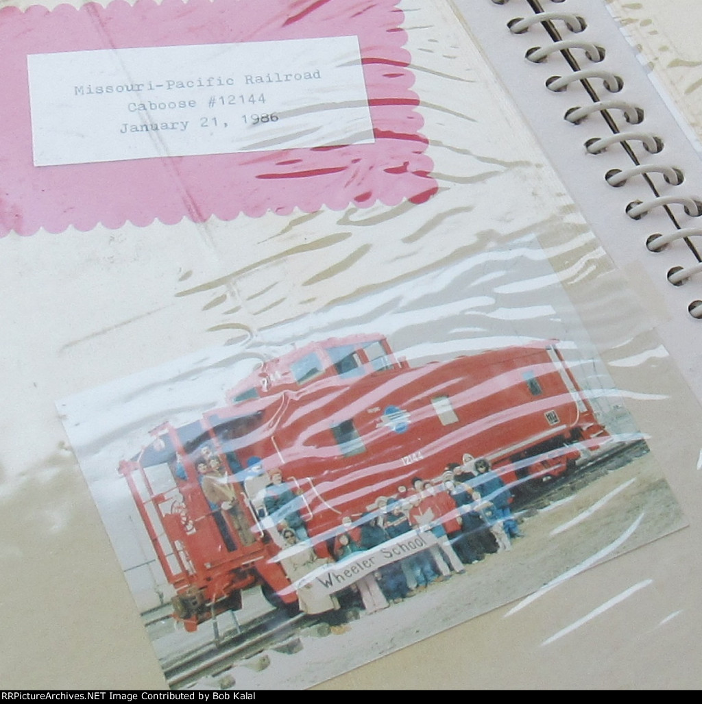 MOPAC Caboose donated & moved by MOPAC in 1986