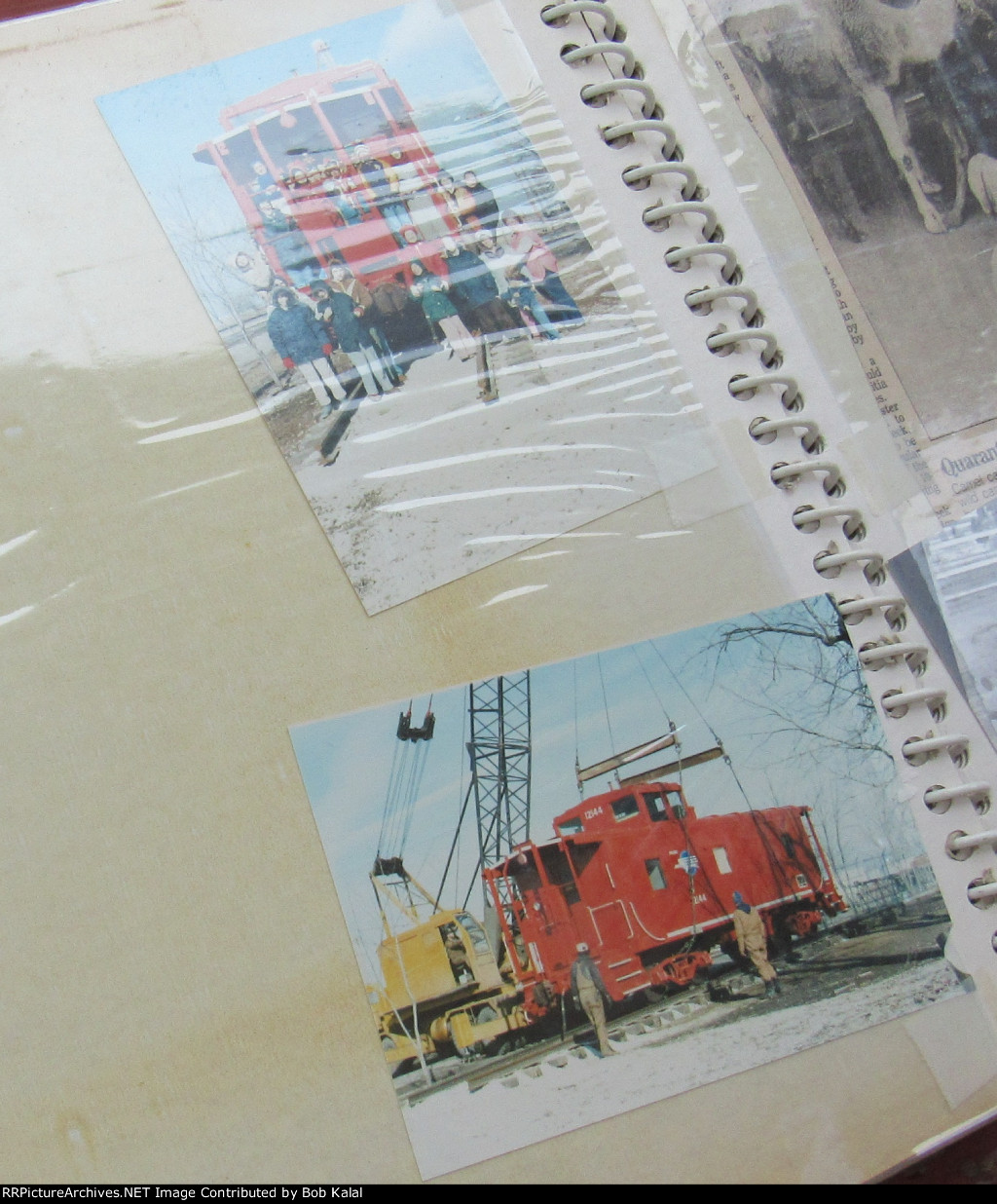 MOPAC Caboose donated & moved by MOPAC in 1986